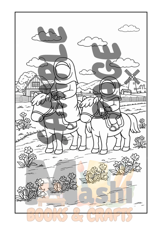 The Ultimate Muslim Girls Colouring Book