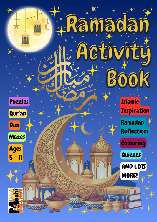 Ramadan Activity Book for Kids Ages 5-11 - Islamic Learning & Fun