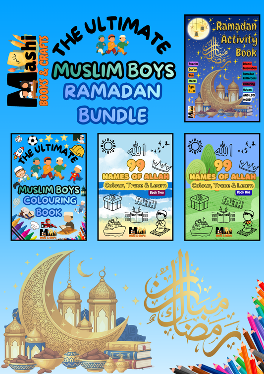Ultimate Muslim Boys Ramadan Activity Bundle